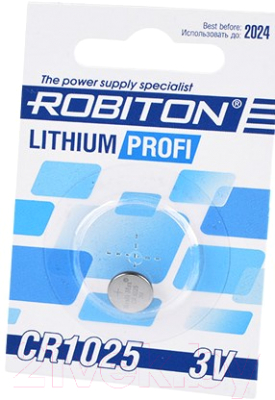 

Батарейка Robiton, Profi R-CR1025-BL1 / БЛ14625