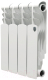 Радиатор биметаллический Royal Thermo Revolution Bimetall 350 (4 секции, с монтажным комплектом и угловыми кранами) - 
