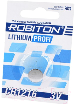 

Батарейка Robiton, Profi R-CR1216-BL1 / БЛ14626