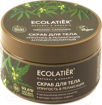 

Скраб для тела Ecolatier, Green Cannabis Упругость & Релаксация