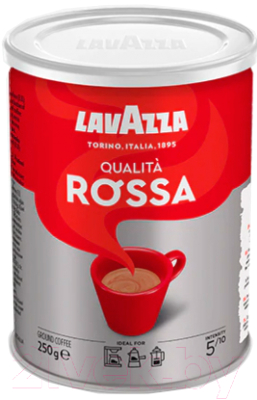 Кофе молотый Lavazza Qualita Rossa / 5641 (250г, в банке)