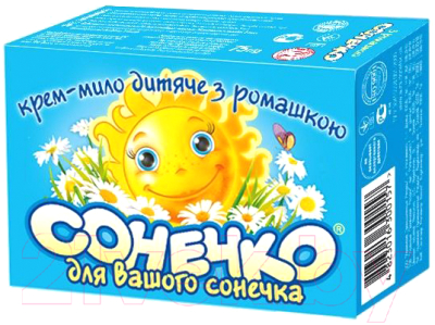 

Крем-мыло детское Сонечко, С ромашкой