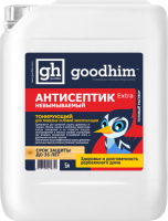 Антисептик для древесины GoodHim Extra Невымываемый 29355 (5л, тонирующий) - 