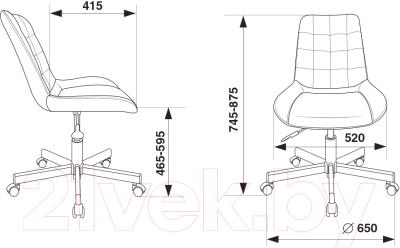 Изображение товара Кресло офисное Бюрократ CH-350M (черный)