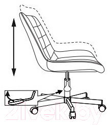 Изображение товара Кресло офисное Бюрократ CH-350M (черный)