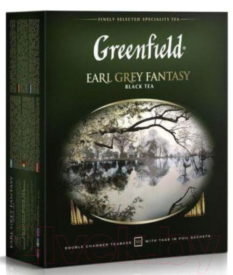 Чай пакетированный GREENFIELD Earl Grey Fantasy черный / Nd-00001695 (100пак)