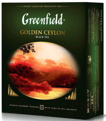 Чай пакетированный GREENFIELD Golden Ceylon черный / Nd-00001694 (100пак)