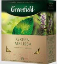 Чай пакетированный GREENFIELD Green Melissa зеленый / Nd-00001842 (100пак)