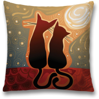 

Наволочка декоративная JoyArty, Мечтающие коты / sl_14815