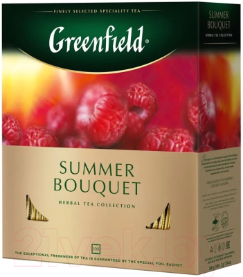 Чай пакетированный GREENFIELD Summer Bouquet (100пак)