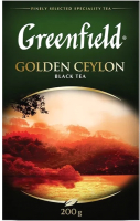 Чай листовой GREENFIELD Golden Ceylon черный / Nd-00001826 (200г) - 