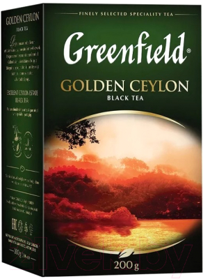 Чай листовой GREENFIELD Golden Ceylon черный / Nd-00001826 (200г)