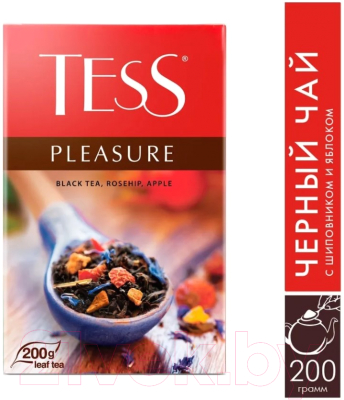 Чай листовой Tess Pleasure черный / Nd-00015633 (200г)
