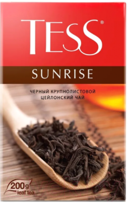 Чай листовой Tess Sunrise черный / Nd-00014676 (200г)