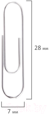 Скрепки Brauberg 227583 (100шт)