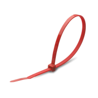 Стяжка для кабеля Rexant 07-0406-25 (25шт, красный) - 