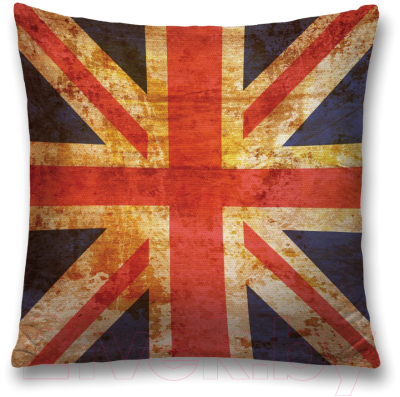 Наволочка декоративная JoyArty Британский флаг / sl_3753