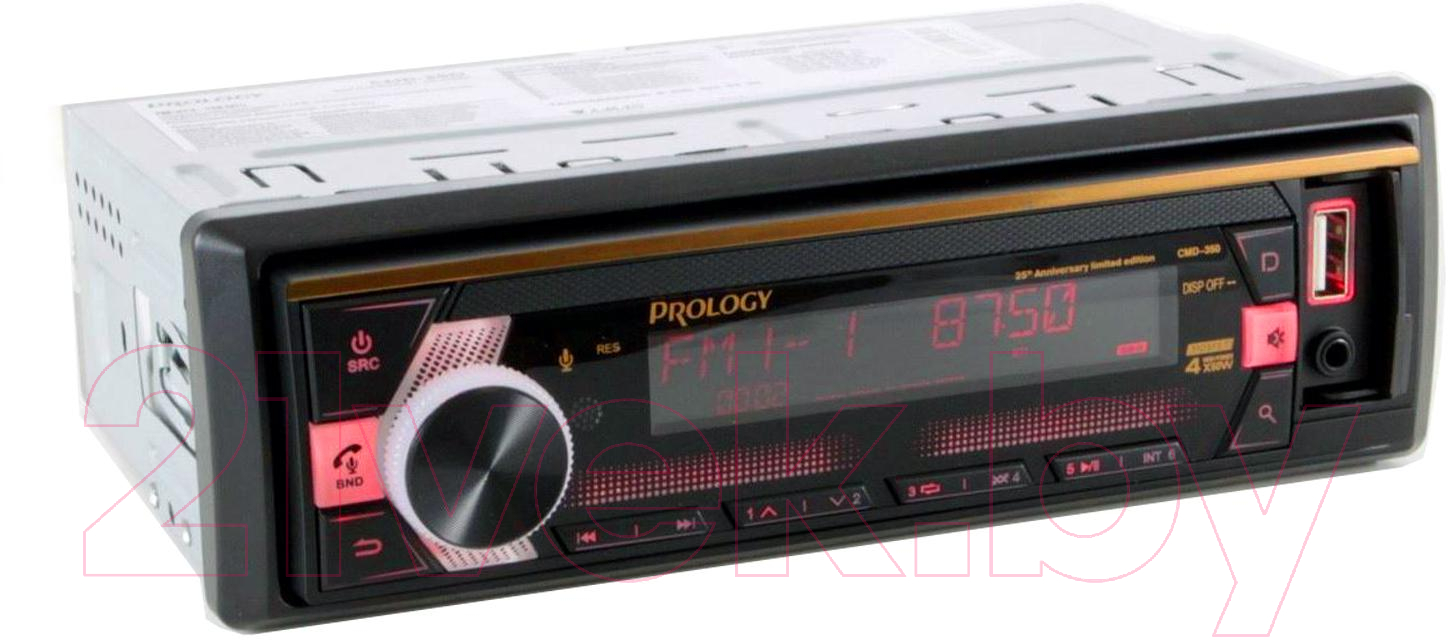 Бездисковая автомагнитола Prology CMD-350 — фото 10