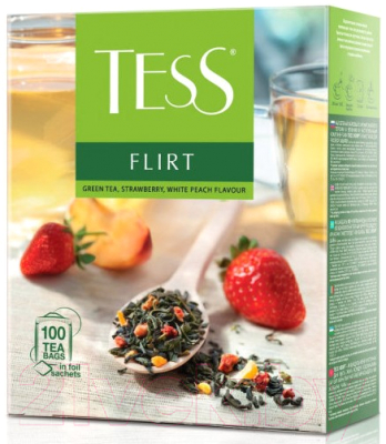 Чай пакетированный Tess Flirt зеленый / Nd-00013584 (100пак)
