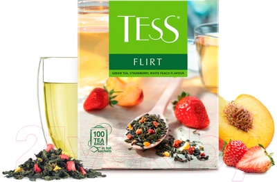 Чай пакетированный Tess Flirt зеленый / Nd-00013584 (100пак)