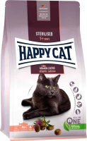 Сухой корм для кошек Happy Cat Sterilised Adult Atlantik-Lachs Лосось / 70580 (4кг) - 