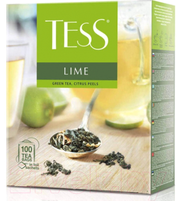 Чай пакетированный Tess Lime зеленый / Nd-00001852 (100пак)