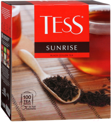 Чай пакетированный Tess Sunrise черный / Nd-00001850 (100пак)