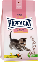 Сухой корм для кошек Happy Cat Kitten Land Geflugel 37.5/21 птица, лосось, без злаков / 70536 (4кг) - 