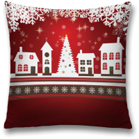 

Наволочка декоративная JoyArty, Рождественский город / sl_19380