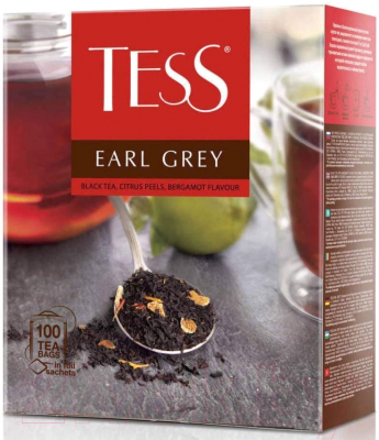 Чай пакетированный Tess Earl Grey черный / Nd-00013585 (100пак)
