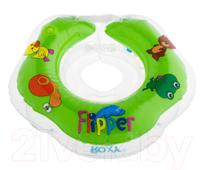 Круг для купания ROXY-KIDS Flipper FL001 (зеленый)