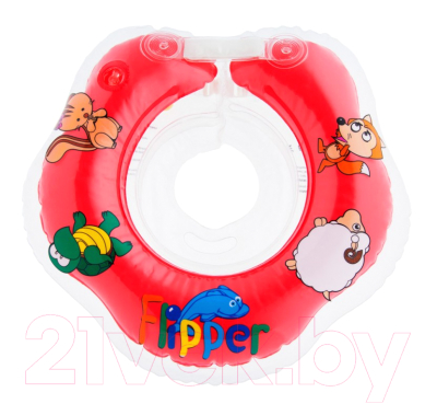 Круг для купания Roxy-Kids Flipper FL001 (красный)