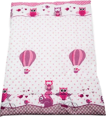 Комплект постельный для малышей Баю-Бай Раздолье / К20-Р1 (розовый)