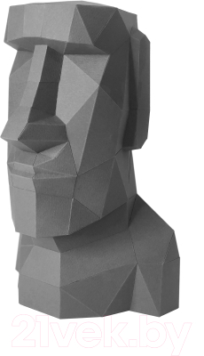 Объемная модель Paperraz Моаи / PP-2MOA-GRA (графитовый)