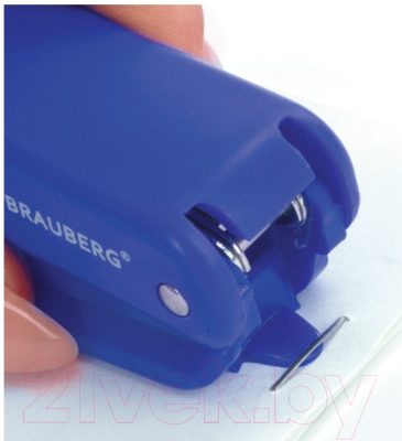 Степлер Brauberg SX-19 / 228588 (синий)