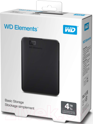 Внешний жесткий диск Western Digital Elements Portable 5TB (WDBU6Y0050BBK-WESN)