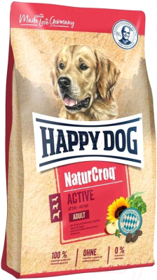 

Корм для собак Happy Dog, NaturCroq Active Птица, телятина / 60530