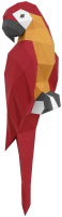 Объемная модель Paperraz Попугай Ара / PP-1ARA-3RED (красный) - 