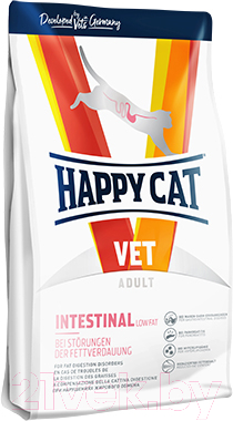 

Корм для кошек Happy Cat, Vet Intestinal LowFat / 70419