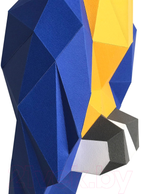 Объемная модель Paperraz Попугай Ара / PP-1ARA-3BLU (синий)