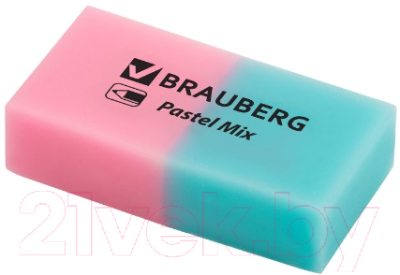 Набор ластиков Brauberg Pastel Mix / 229597 (6шт)