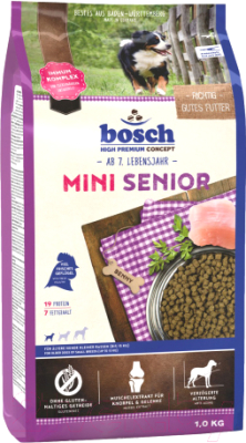 Сухой корм для собак Bosch Petfood Mini Senior / 5215001 (1кг)