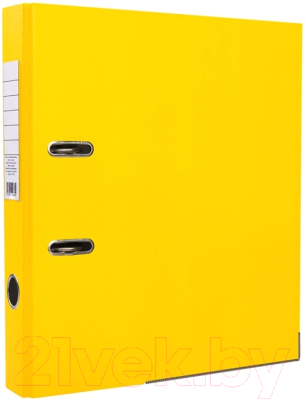 Папка-регистратор Комус OfficeStyle / 1144768 (желтый)