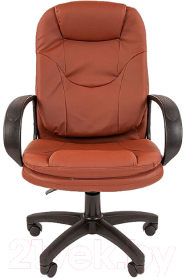 Кресло офисное Chairman Стандарт СТ-68 (экокожа, коричневый)
