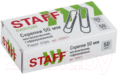 Скрепки Staff Everyday / 220011 (50шт)