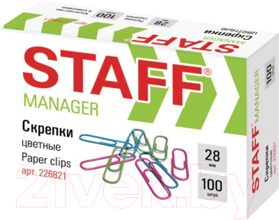 Скрепки Staff Manager / 226821 (100шт)