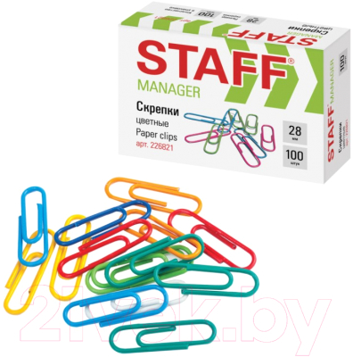 Скрепки Staff Manager / 226821 (100шт)