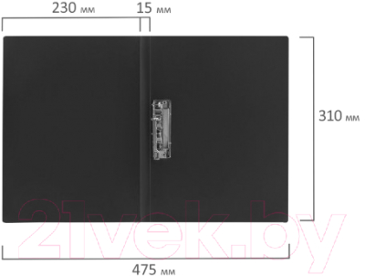 Изображение товара Папка для бумаг Staff 229233 (черный)