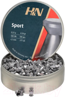 Пульки для пневматики H&N Sport 4.5мм 0.53г (500шт)