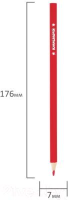 Изображение товара Набор цветных карандашей Юнландия Сладкие истории / 181392 (6цв)